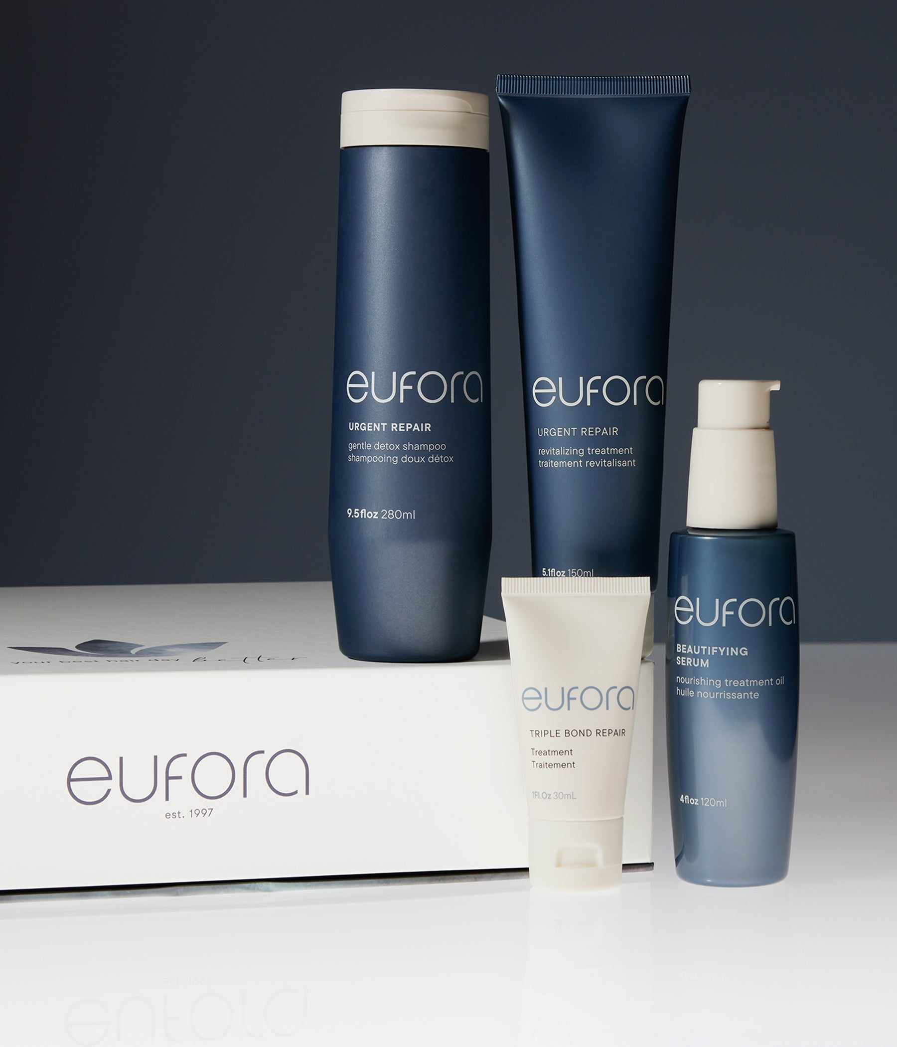 Eufora hair care collection – shampoos, conditioners and treatments