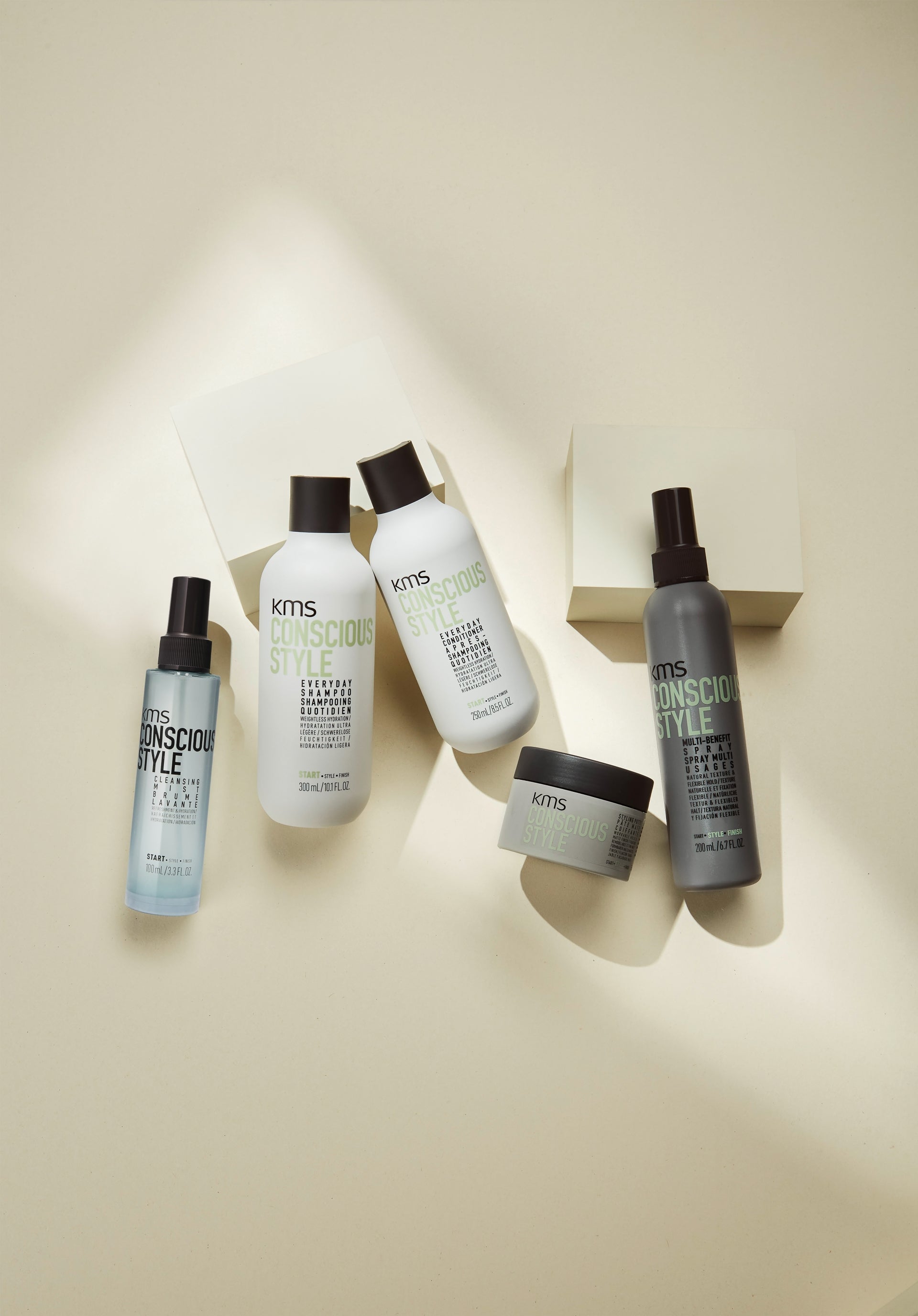KMS CONSCIOUS STYLE lightweight and sustainable styling products