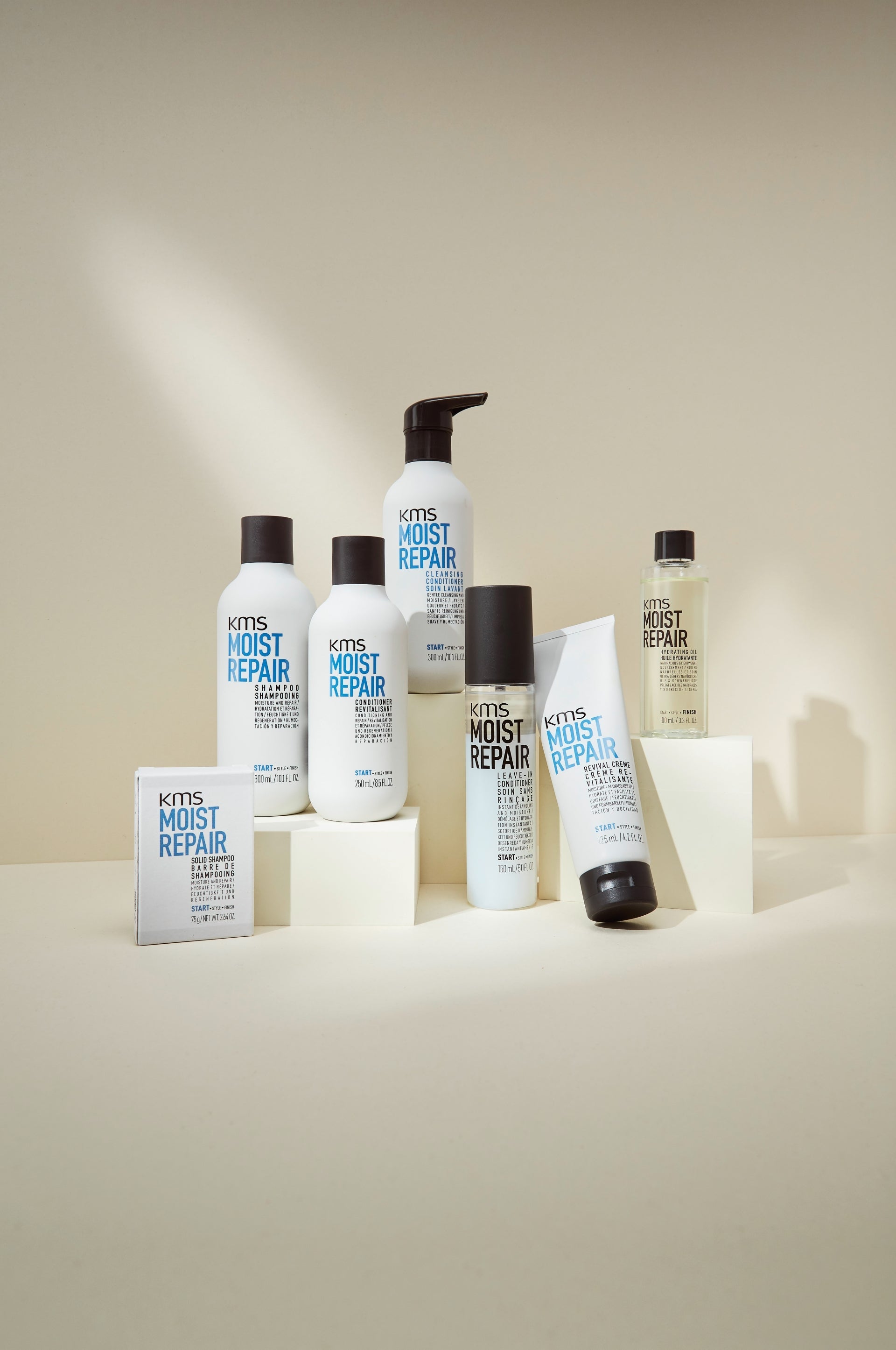 KMS MOISTREPAIR hydrating and repair hair care products