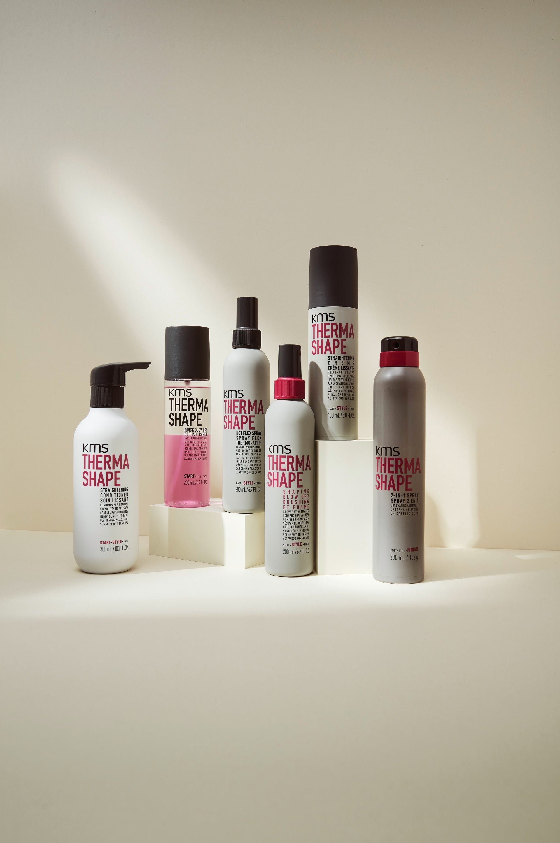 KMS THERMASHAPE heat protection and styling products