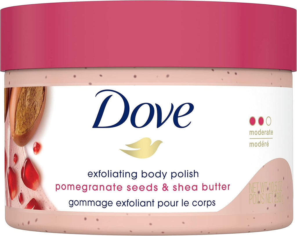 Exfoliating Body Polish | Macadamia & Rice Milk + Pomegranate & Shea Butter (298G Each)
