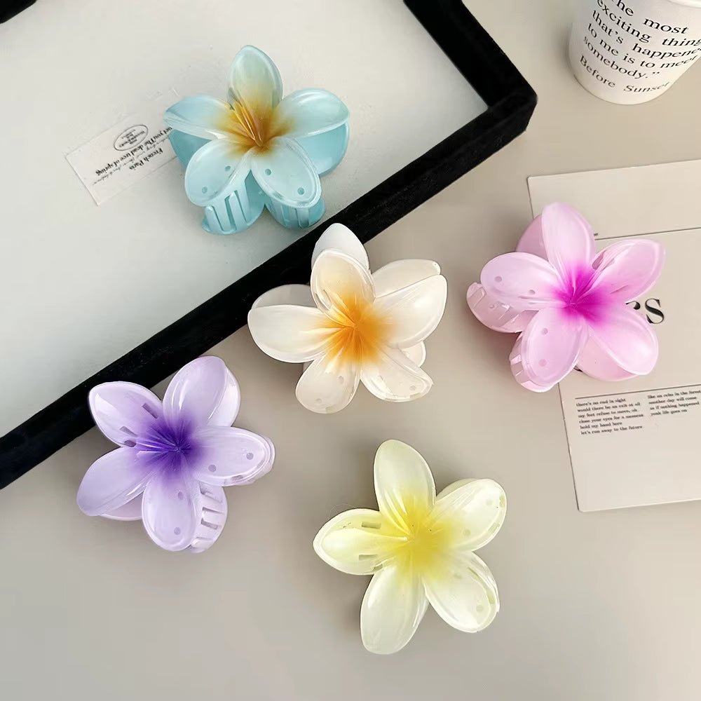 2024 Vacation Egg Flower Hair Clips – Bohemian Beach Style - Hair Care