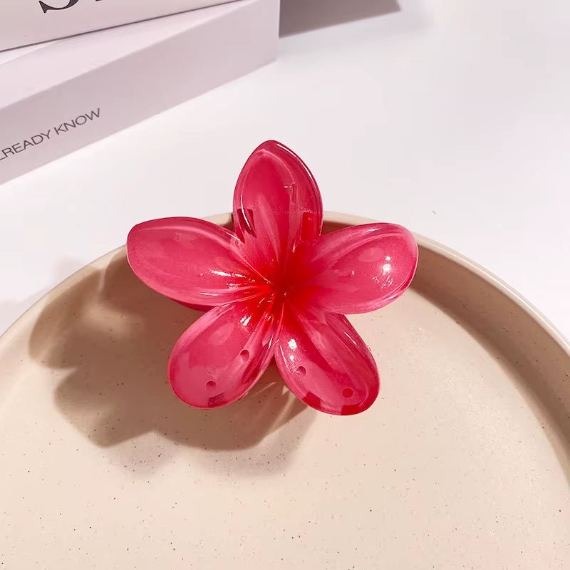 2024 Vacation Egg Flower Hair Clips – Bohemian Beach Style - Hair Care
