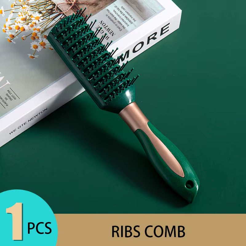 KLINA Hair Massage Air Cushion Comb Brush Scalp Hairbrush Detangle anti Static Salon SPA Hairdressing Styling Tool Oval Round