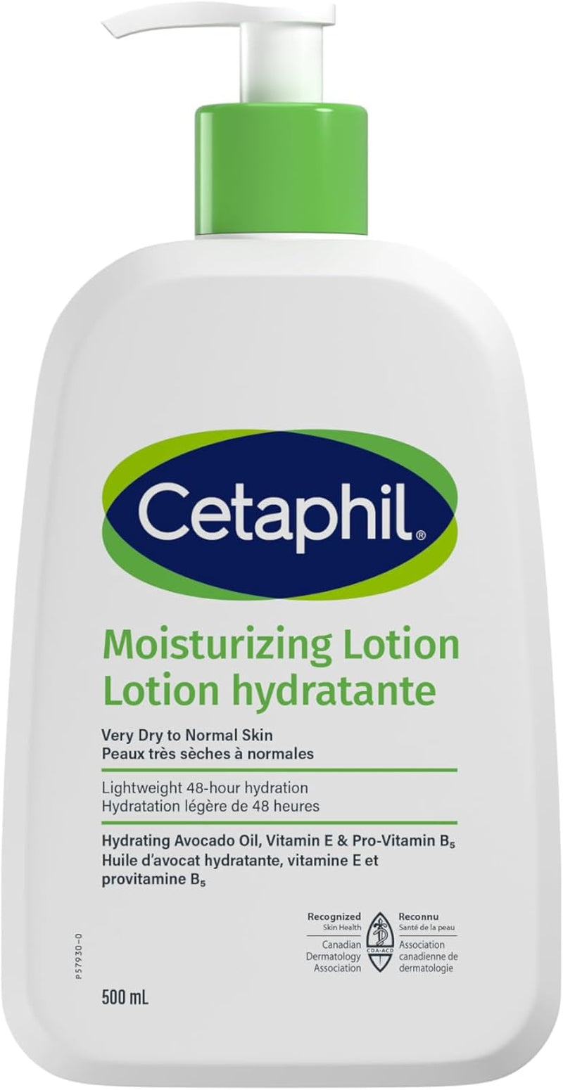 Cetaphil Moisturizing Lotion – Lightweight, 48-Hour Hydration for Sensitive 500ML
