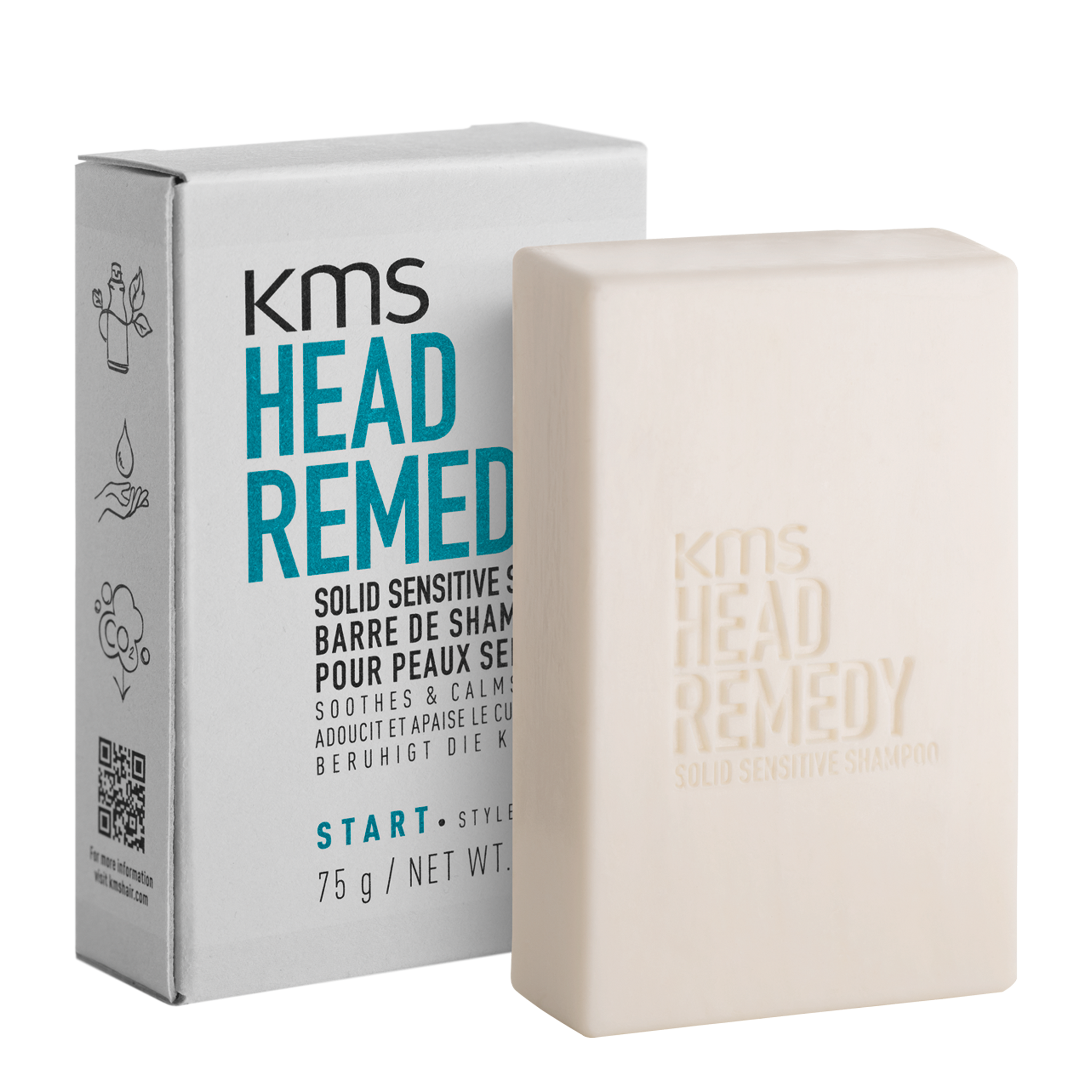 KMS HEADREMEDY Solid Sensitive Shampoo