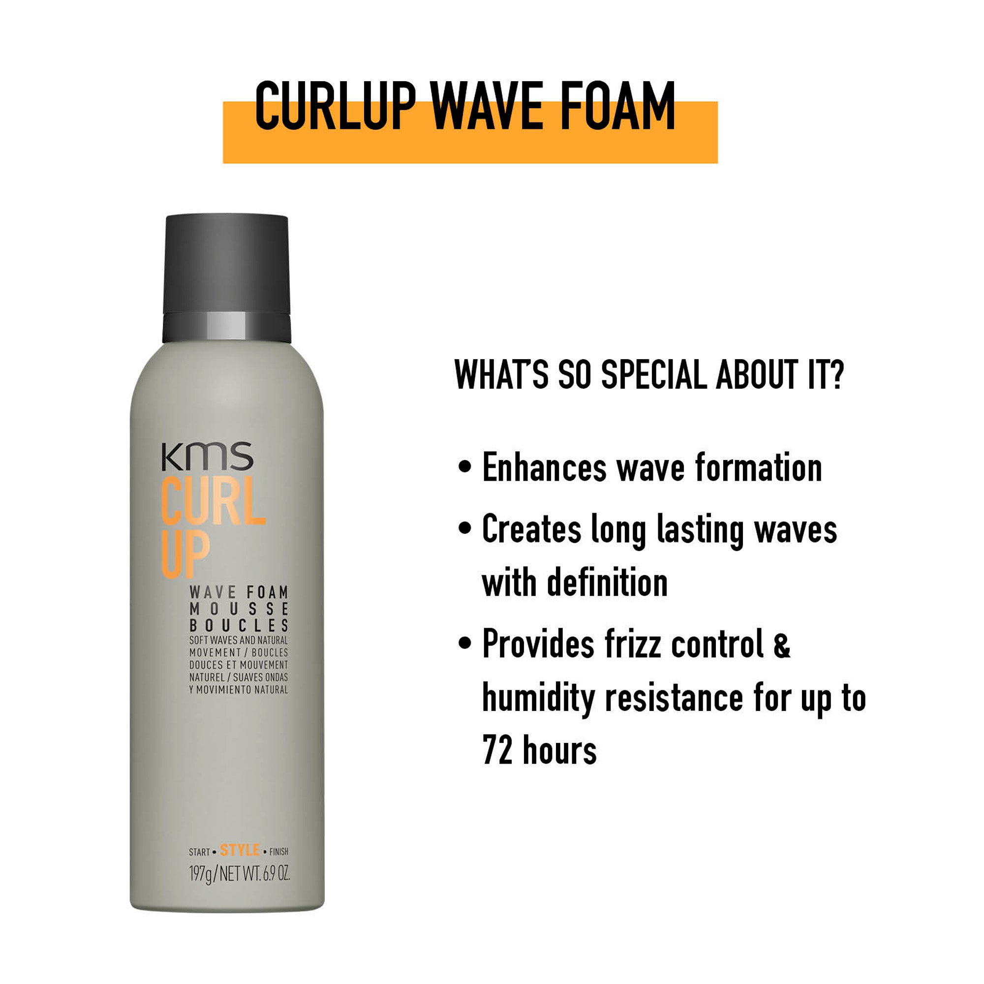 KMS CURLUP Wave Foam