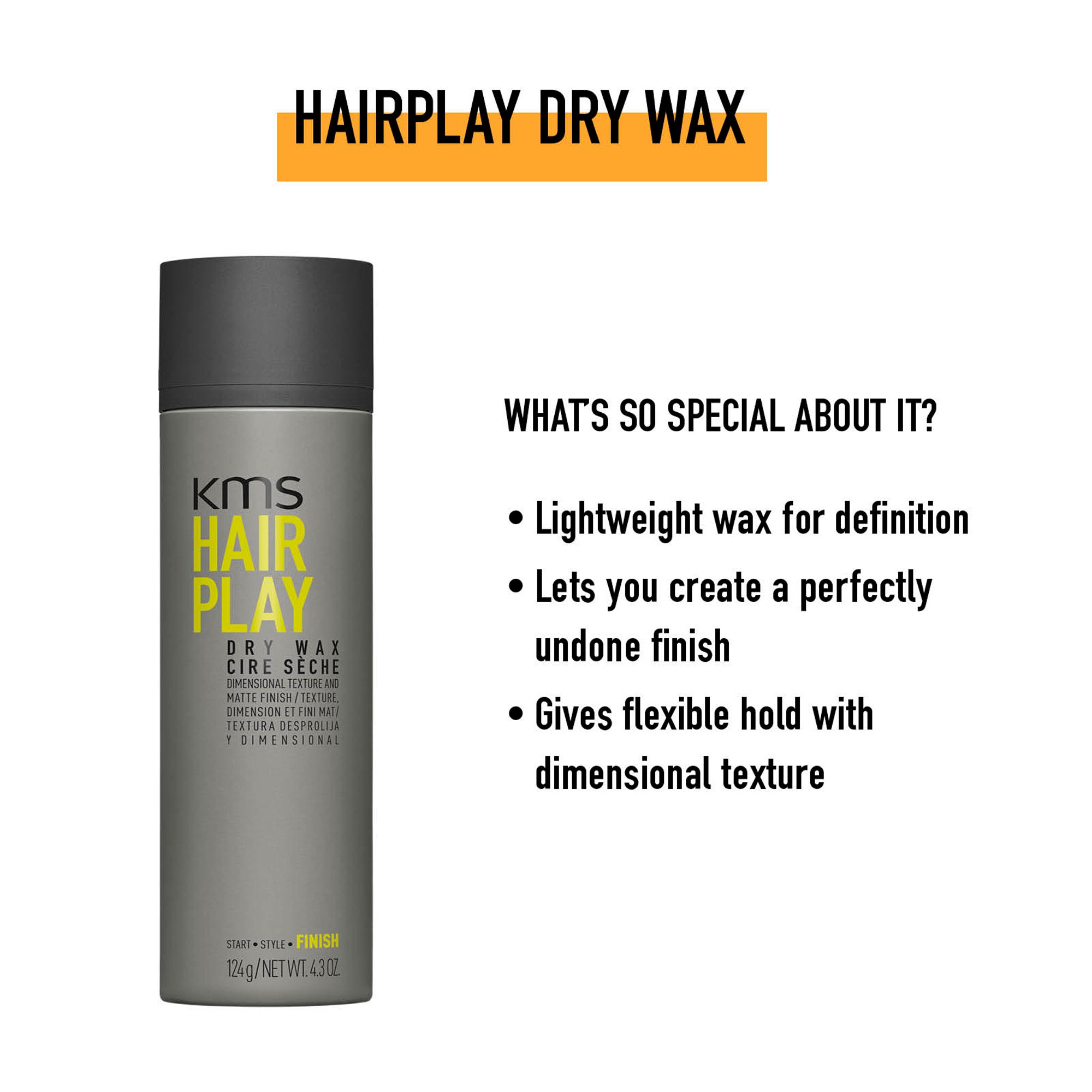 KMS HAIRPLAY Dry Wax