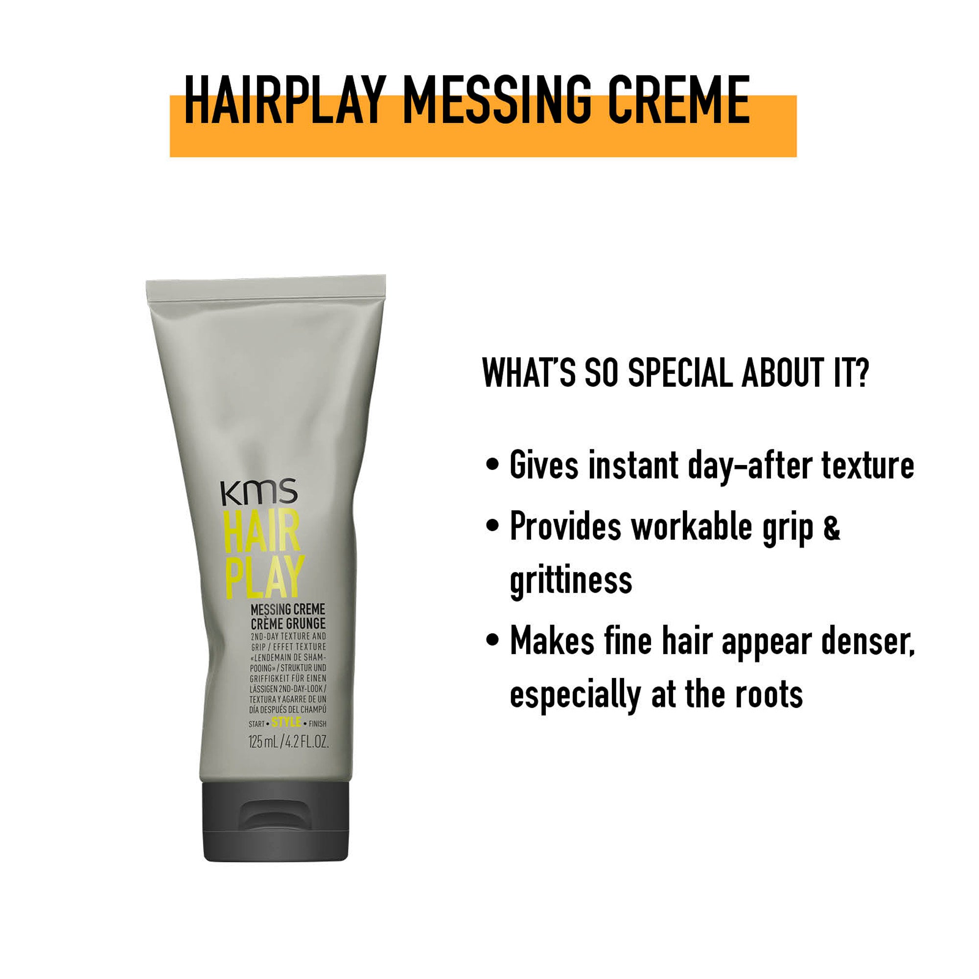 KMS HAIRPLAY Messing Creme