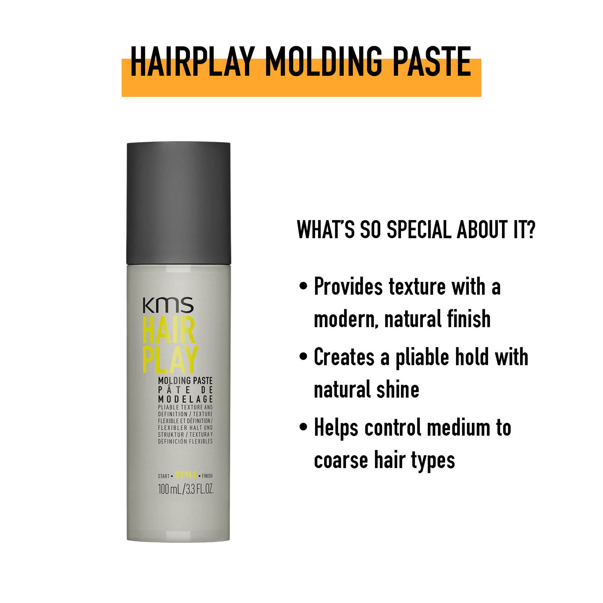 KMS HAIRPLAY Molding Paste