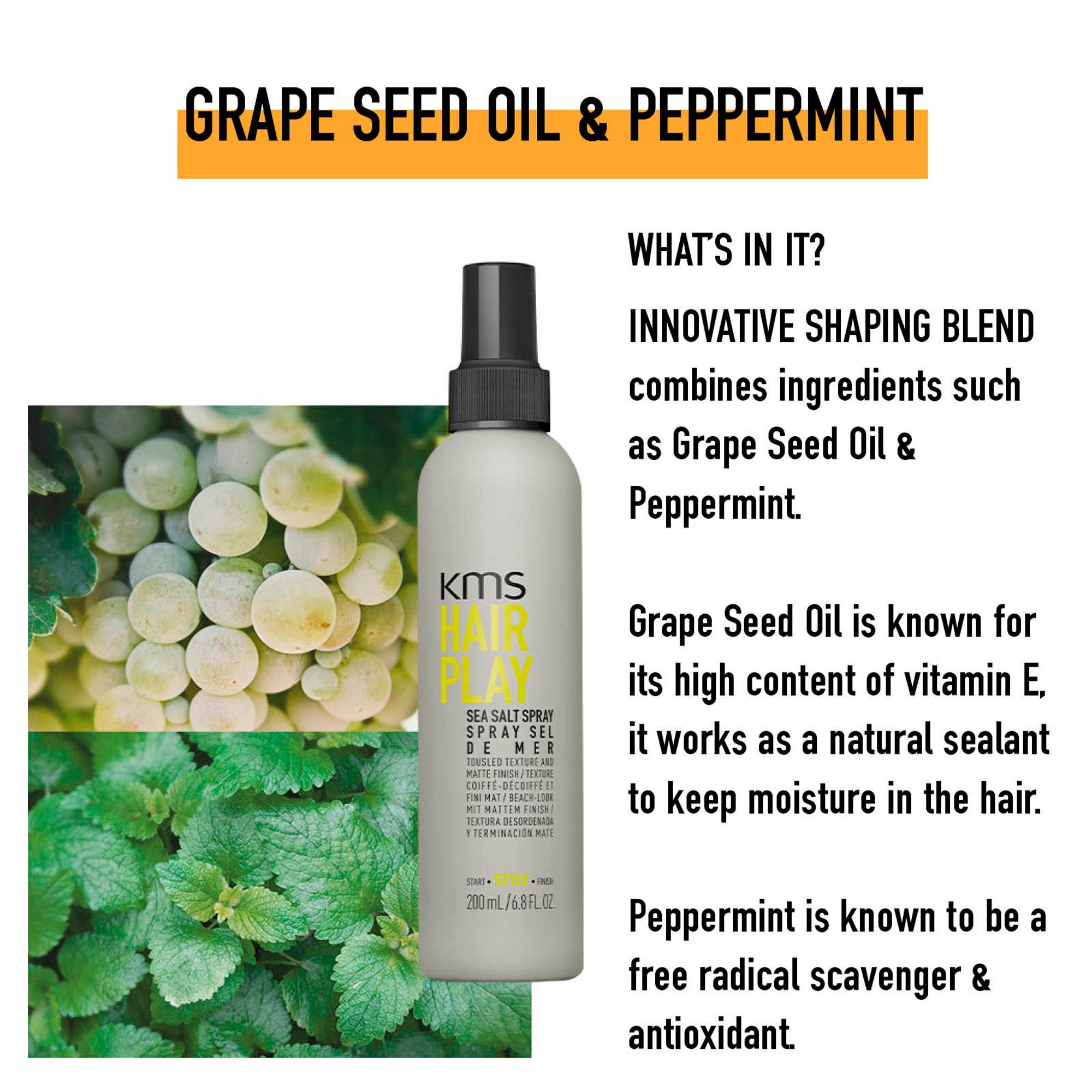KMS HAIRPLAY Sea Salt Spray