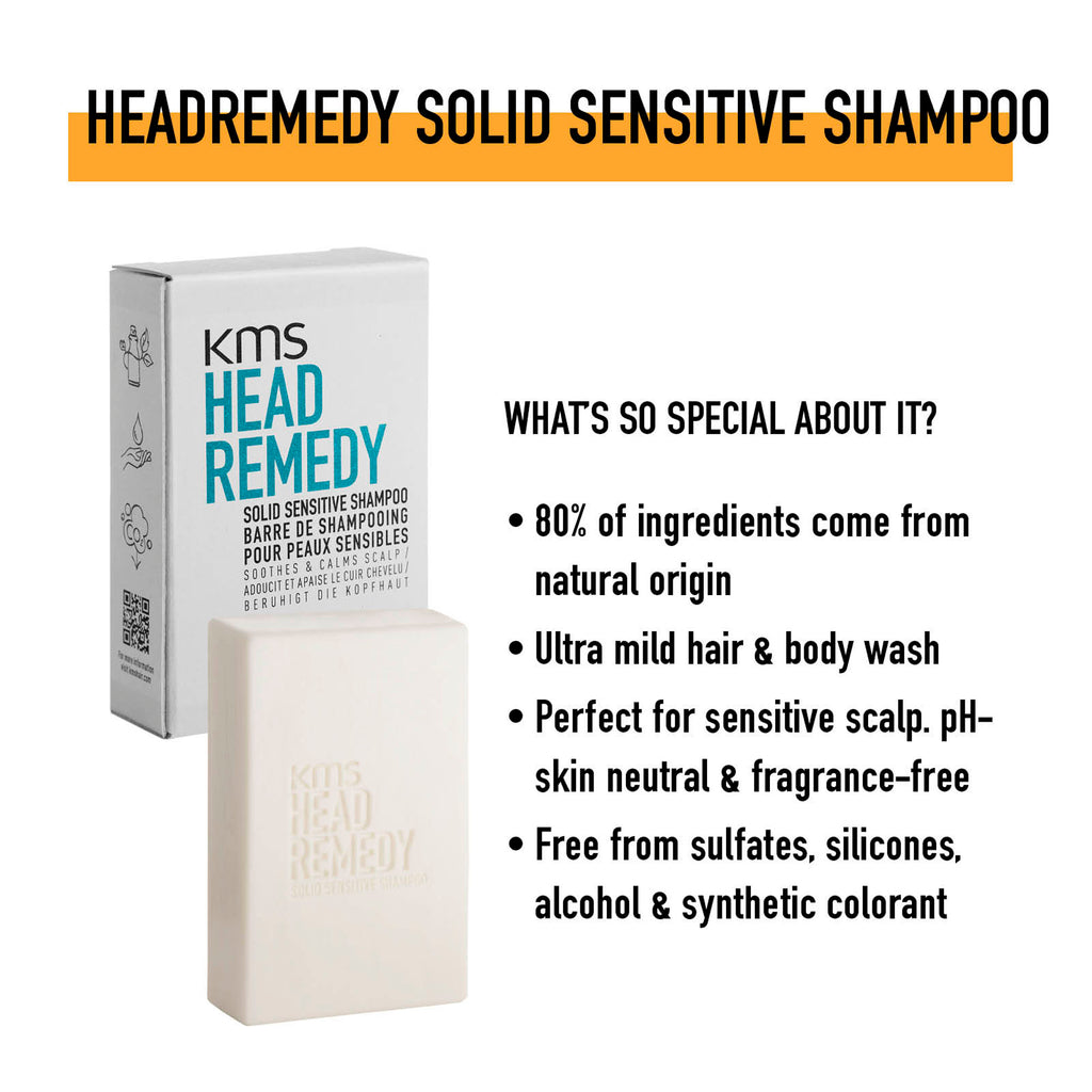 KMS HEADREMEDY Solid Sensitive Shampoo