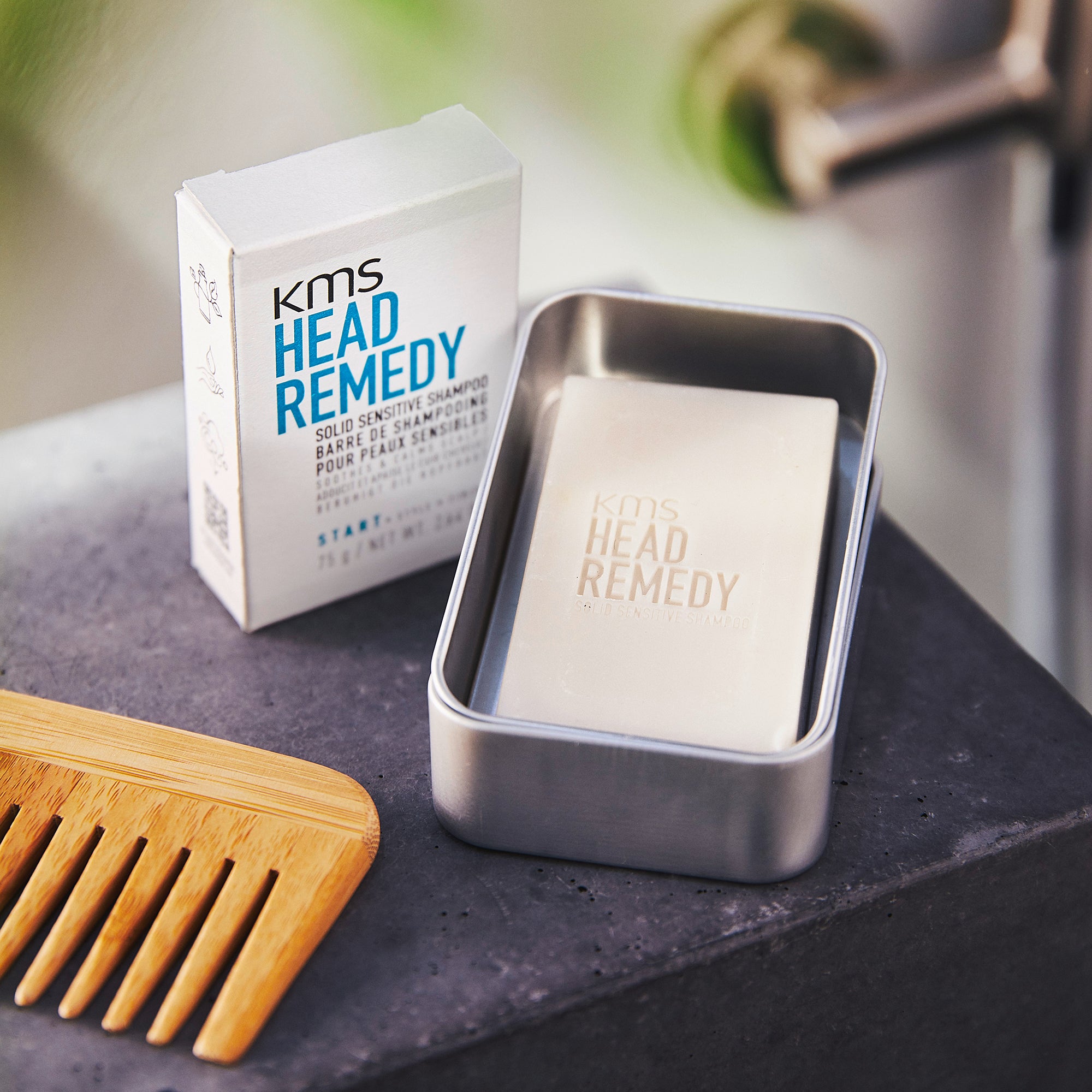 KMS HEADREMEDY Solid Sensitive Shampoo