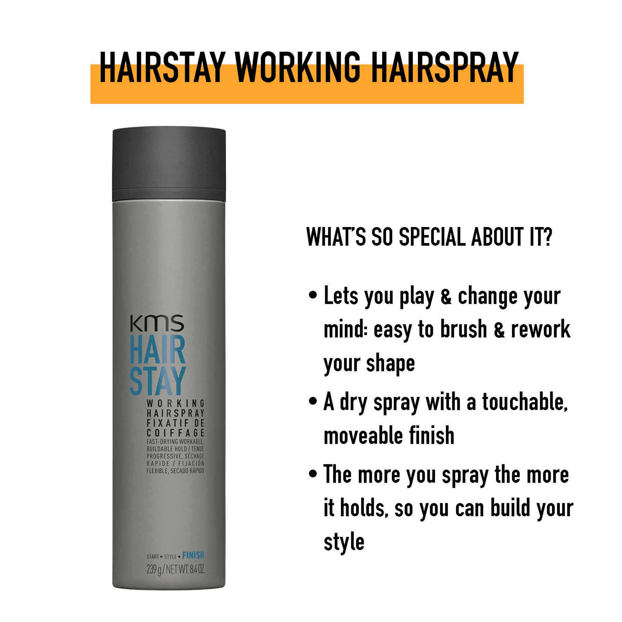 KMS HAIRSTAY Working Spray