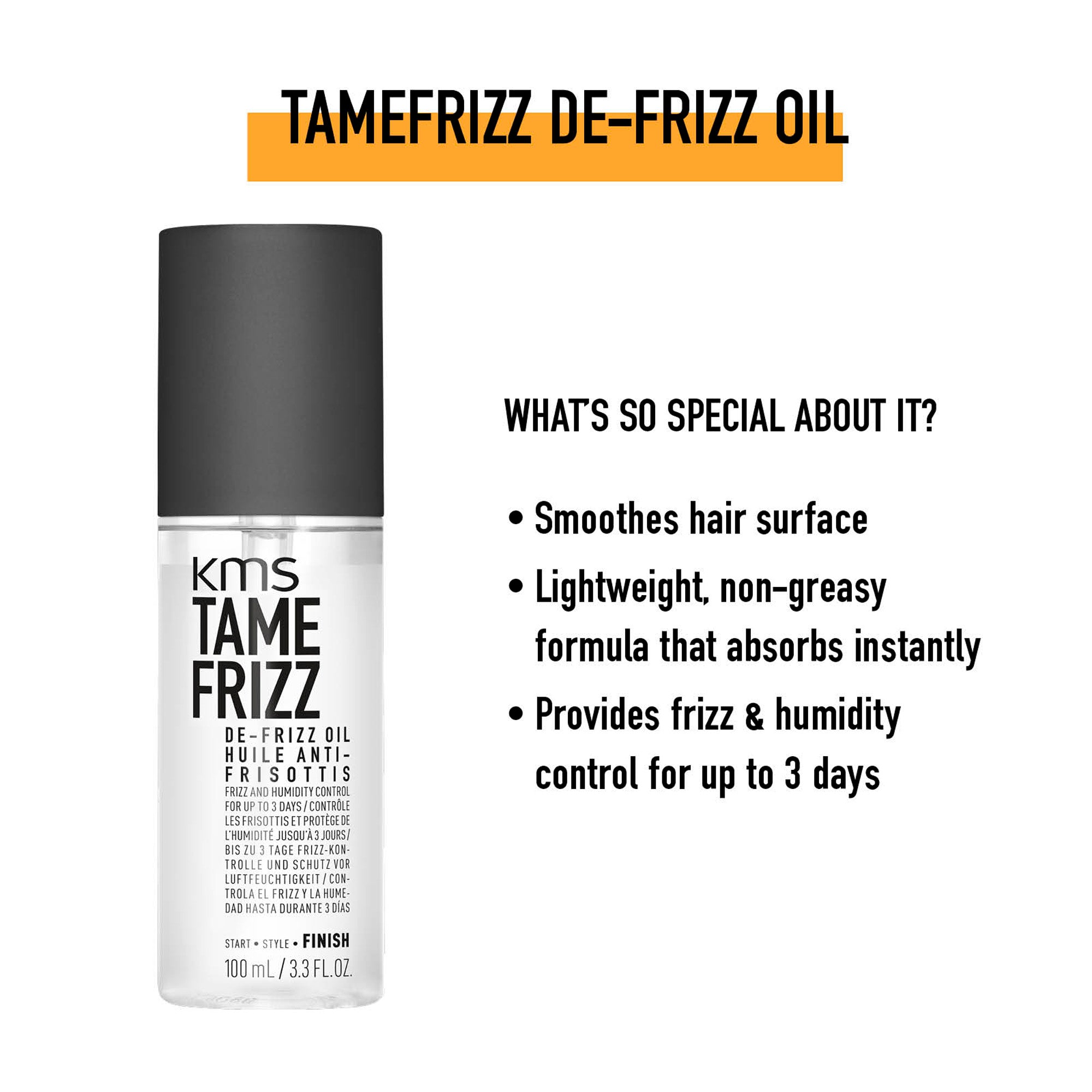 KMS TAMEFRIZZ De-frizz Oil