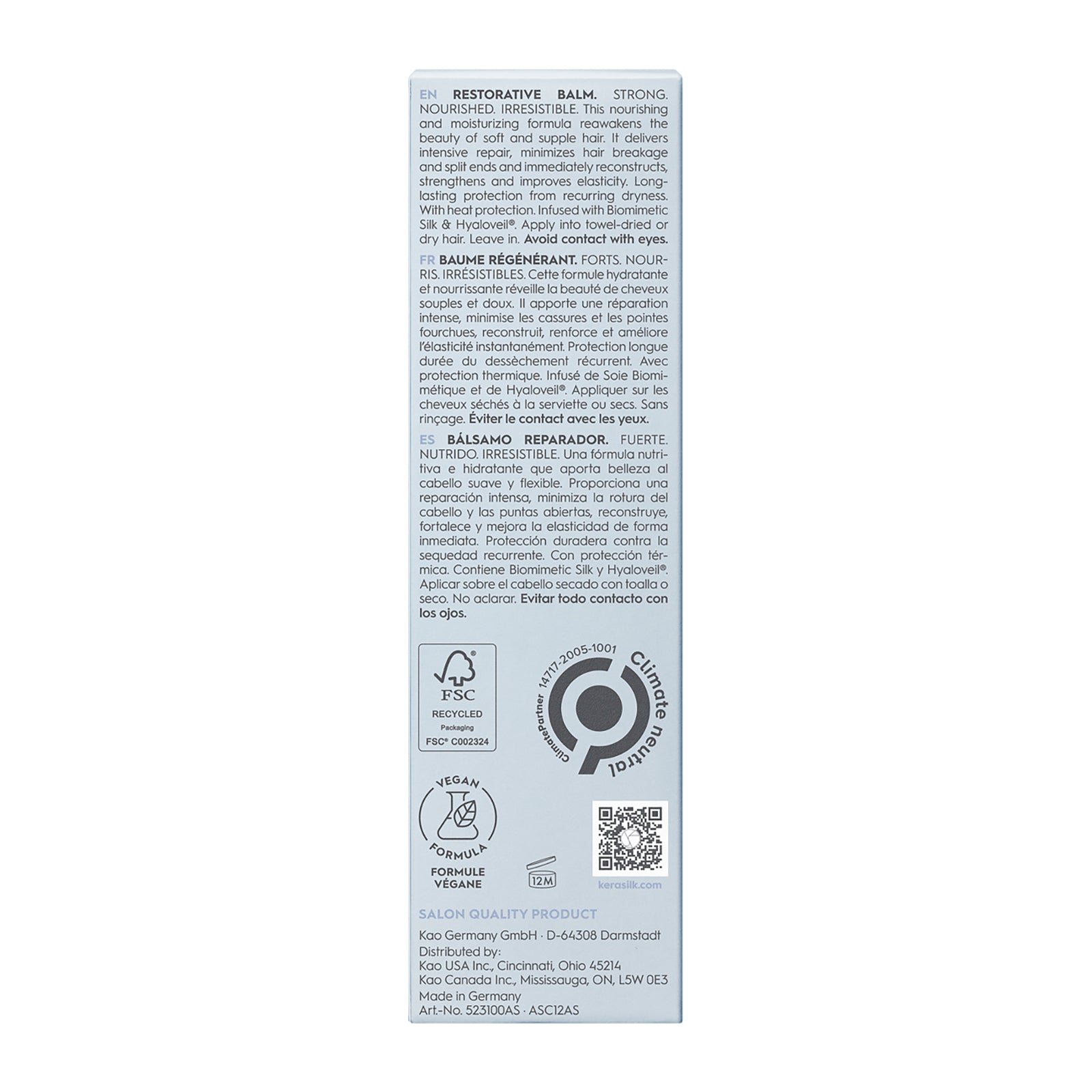 Kerasilk Specialist Restorative Balm 75mL