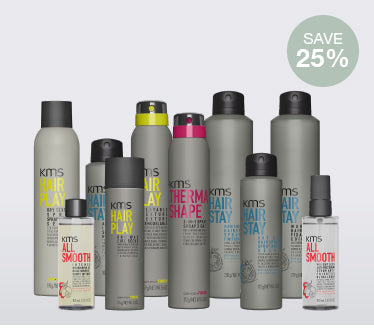 Save 25% on KMS styling essentials.