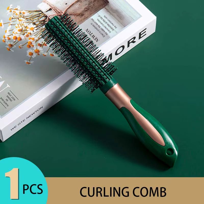 KLINA Hair Massage Air Cushion Comb Brush Scalp Hairbrush Detangle anti Static Salon SPA Hairdressing Styling Tool Oval Round - Hair Care