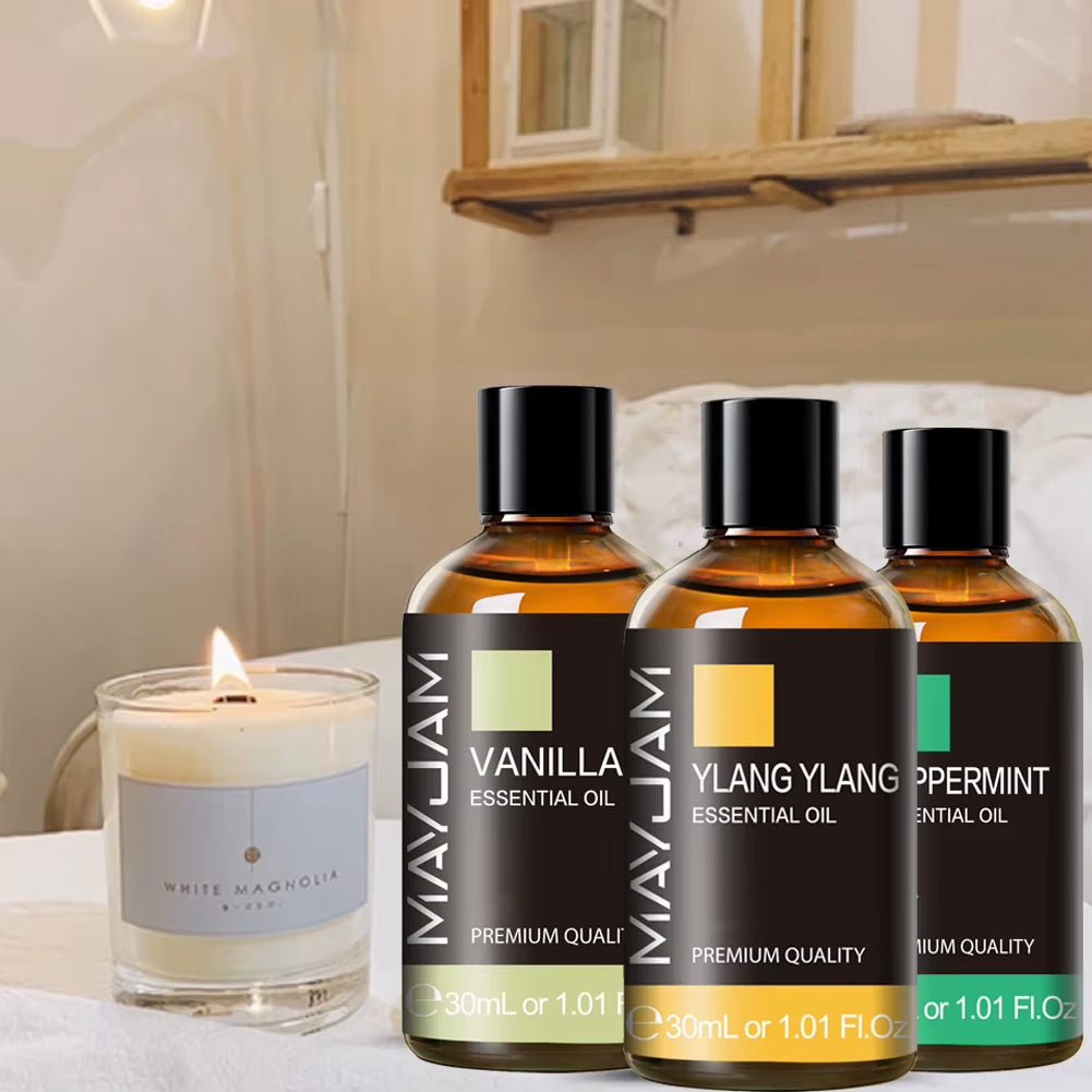 MAYJAM 30ml Pure Essential Oil – Premium Aromatherapy - Hair Care