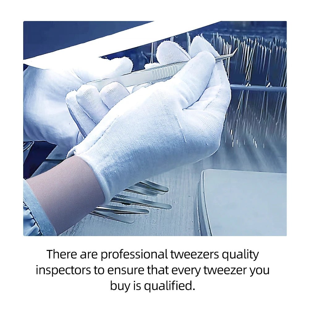 Professional Eyelash Extension Tweezers – Stainless Steel Precision Tools - Hair Care