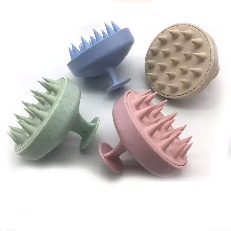 Silicone Scalp Massage Brush – Stress Relief & Healthy Hair Care - Hair Care